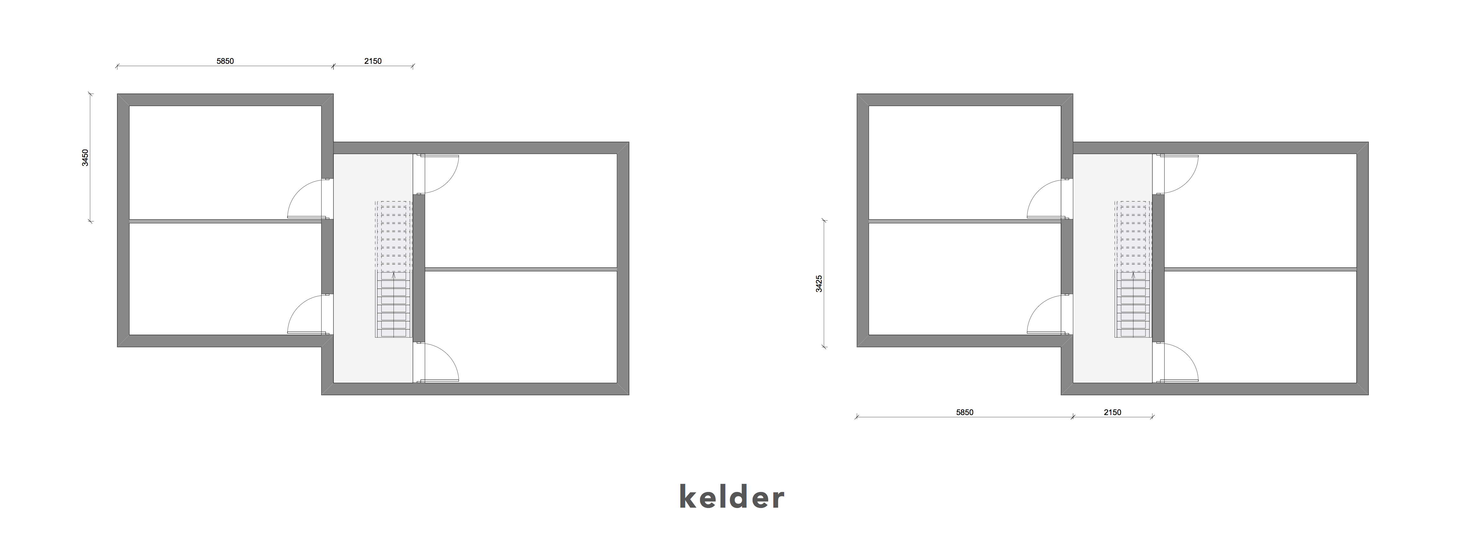 plattegrond kelder